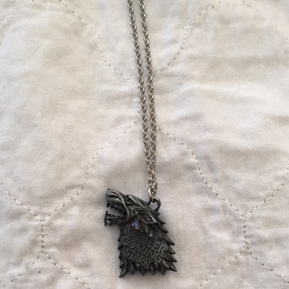 NEW Game of Thrones House Stark Pendant Necklace - Picture 2 of 4