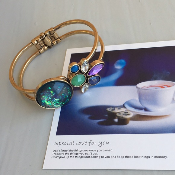 Colorful cuff bracelet. - Picture 3 of 4