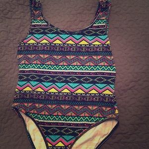 Bright Aztec Bodysuit, Never been worn!
