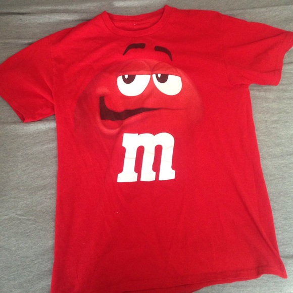 Red m&m t shirt