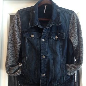 FREE PEOPLE DISTRESS DEMIN FEMALE JACKET