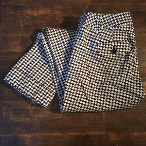 The Limited - Drew Fit - Crop Pants - Houndstooth