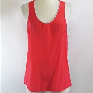 Color block silk tank by Maeve