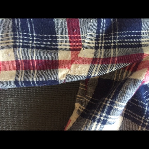 Plaid button up - Picture 3 of 3
