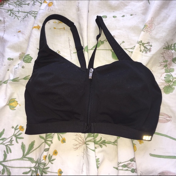 BLACK VICTORIA SECRET SPORTS BRA