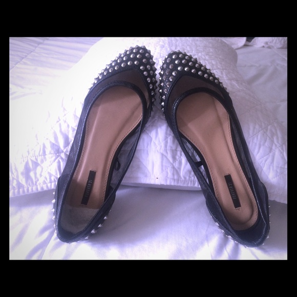 Forever 21 Spiked Ballet Flats