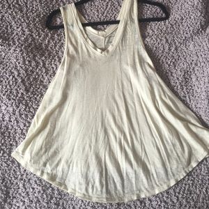 Light yellow We The Free tank top