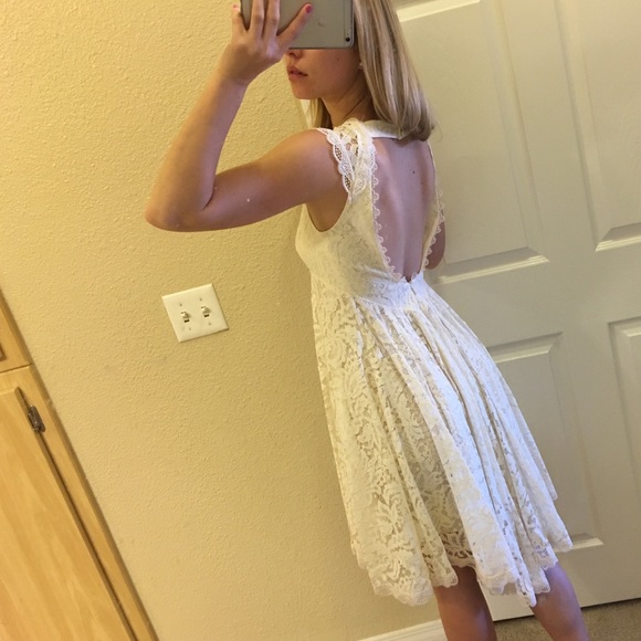 Free People baby doll lace dress