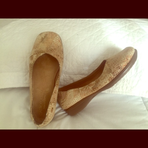 Aerosoles Faux Snakeskin Flats