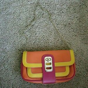 Colorful Aldo gold chain bag