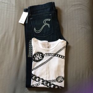 New Rock & Republic Jeans & tee