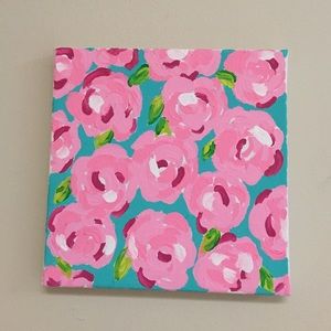 made with love lilly Pulitzer inspired canvas