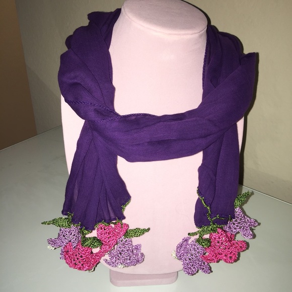 ❤️❤️Handmade Needle Lace Scarf