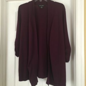 🚫sold🚫89th & Madison Plum Cardigan