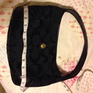 Black authentic Coach purse