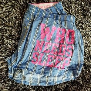 VS PINK PJ shorts