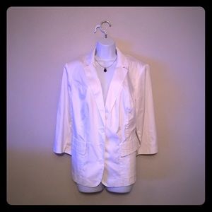 NWT Lane Bryant white Blazer