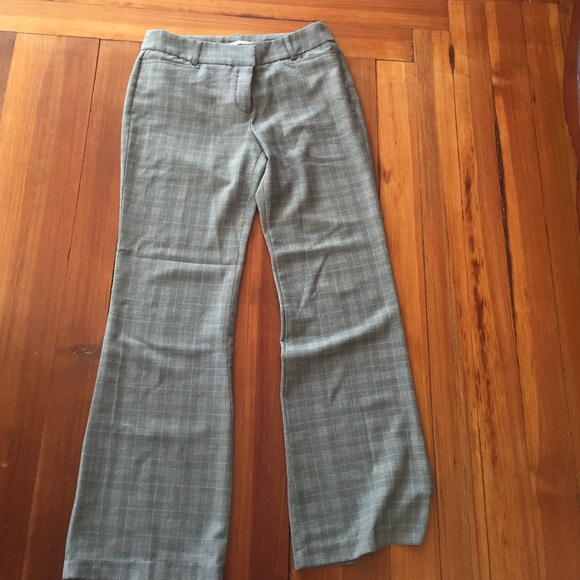 Grey pin stripes dress pants