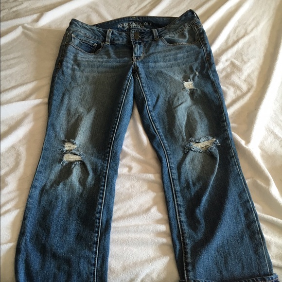 American Eagle Artist Crop Stretch Jeans