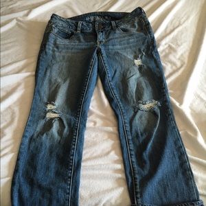 American Eagle Artist Crop Stretch Jeans