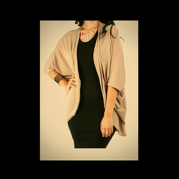 Open front Cocoon Cardigan