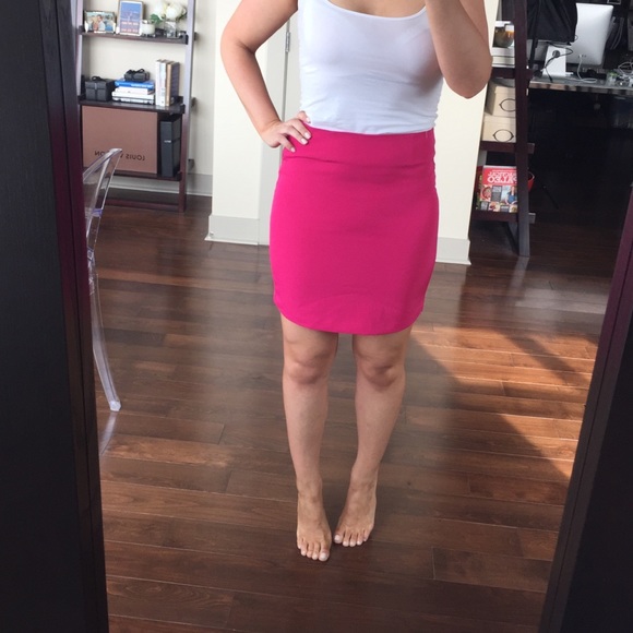 Hot Pink Skirt