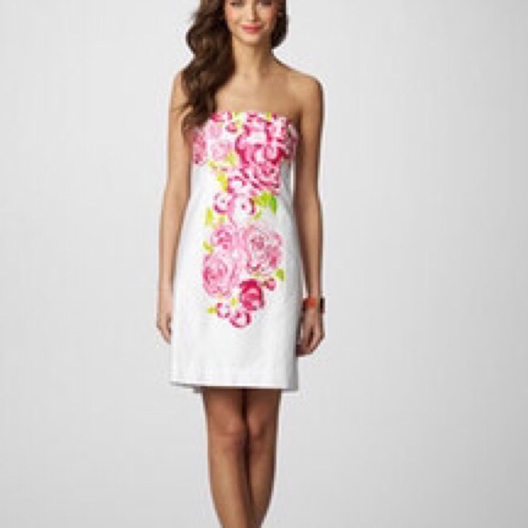 Lily Pulitzer dress strapless. - Picture 1 of 4