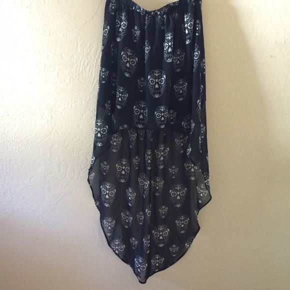 High-low skull skirt - Picture 4 of 4