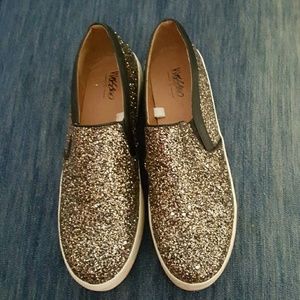 Glitter loafers