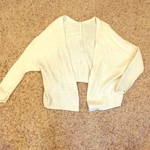 Brandy Melville, white, cardigan