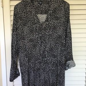 Dress size L - polka dots