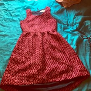 Lili Wang pink and navy dress