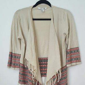 Long knit bohemian sweater