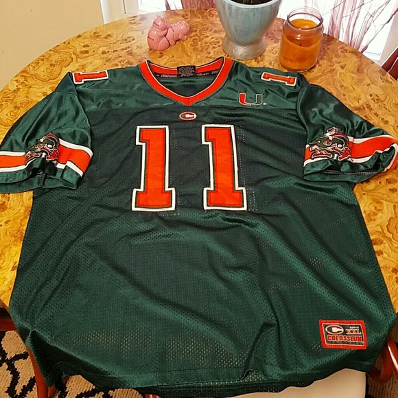 Men's University of Miami Football Jersey XXL