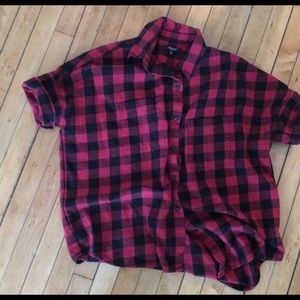 Madewell Buffalo Check Courier Shirt XS