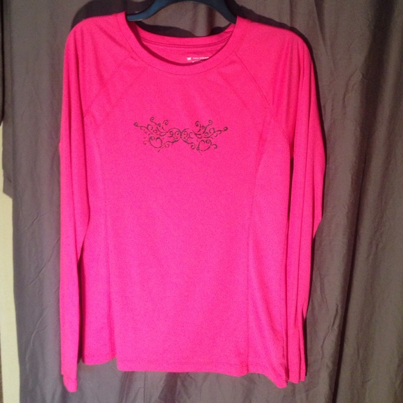 Pink athletic shirt