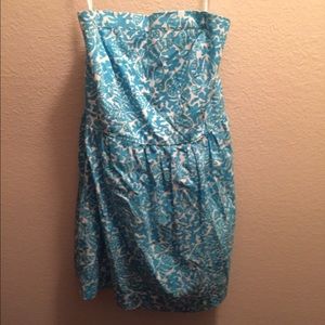 Lilly Pulitzer strapless dress