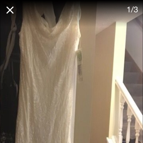 Diamond white with spark gown - Picture 1 of 3