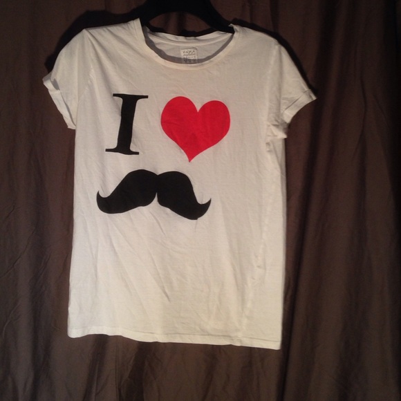 I ❤️ mustache shirt