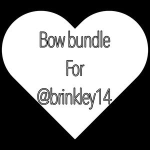 Bundle of 3 bows