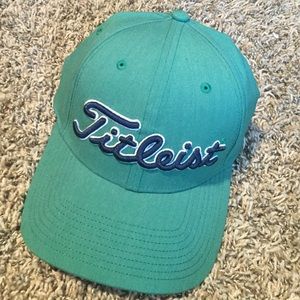 Green + Navy "Titleist" Golf Cap