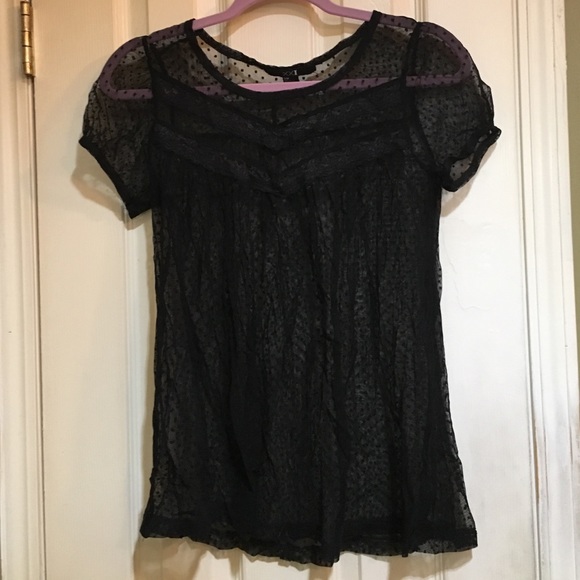 XXI Black Lace Size S/P Top!