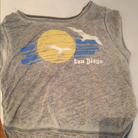 Washout crop top