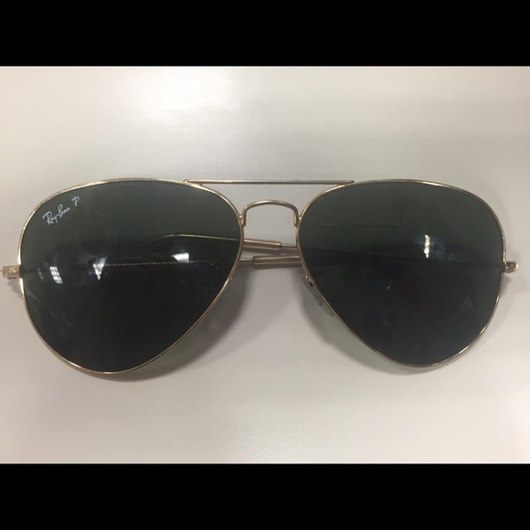 Classic Ray Ban aviators - polarized