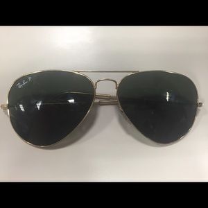 Classic Ray Ban aviators - polarized