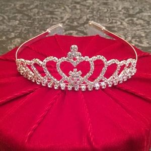 🚫SOLD Heart Princess Silver Tiara (Juniors)