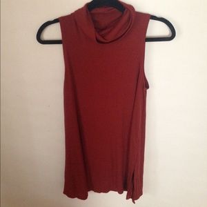 Anthro 9 H15 STCL tank tunic w/ loose turtleneck