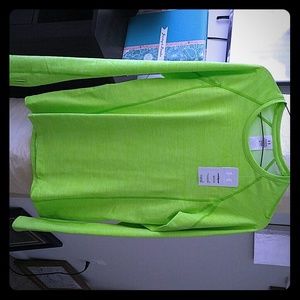 Lime Green Semi-Fitted long sleeve Shirt