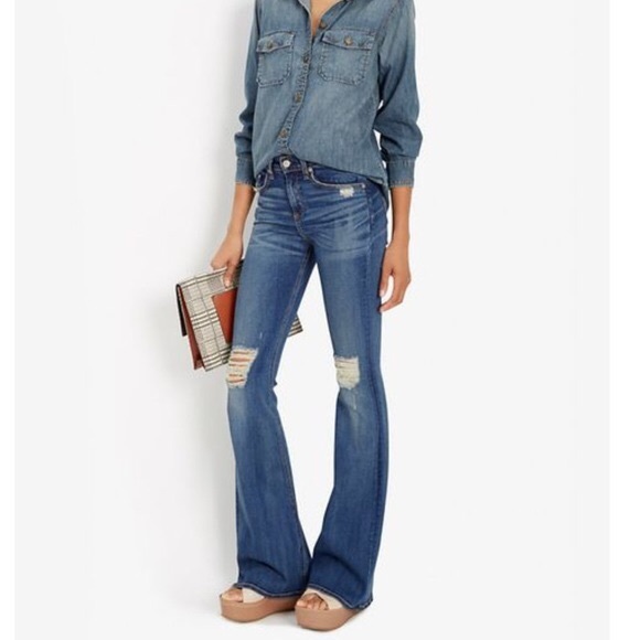rag & bone Denim - New! Rag & Bone Beckett 10 inch bell jeans