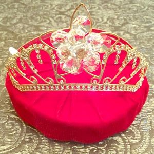 Handmade Gold Flower Tiara